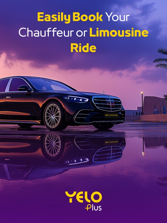 Yelo Limousine iPad screenshot 1 - Travel app