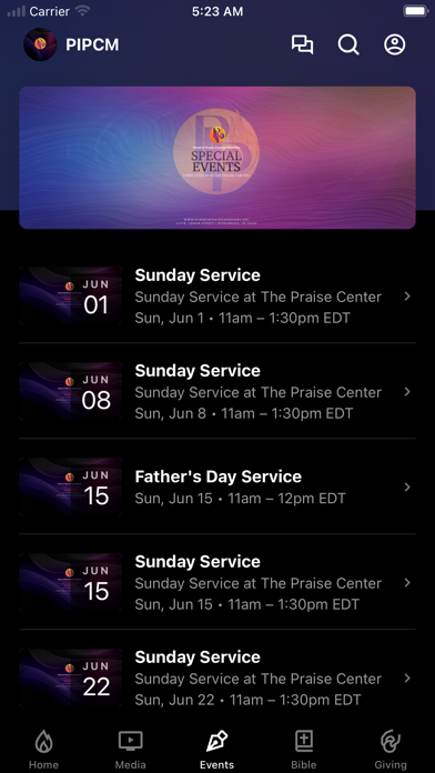 App screenshot
