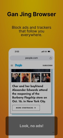 Gan Jing Browser screenshot