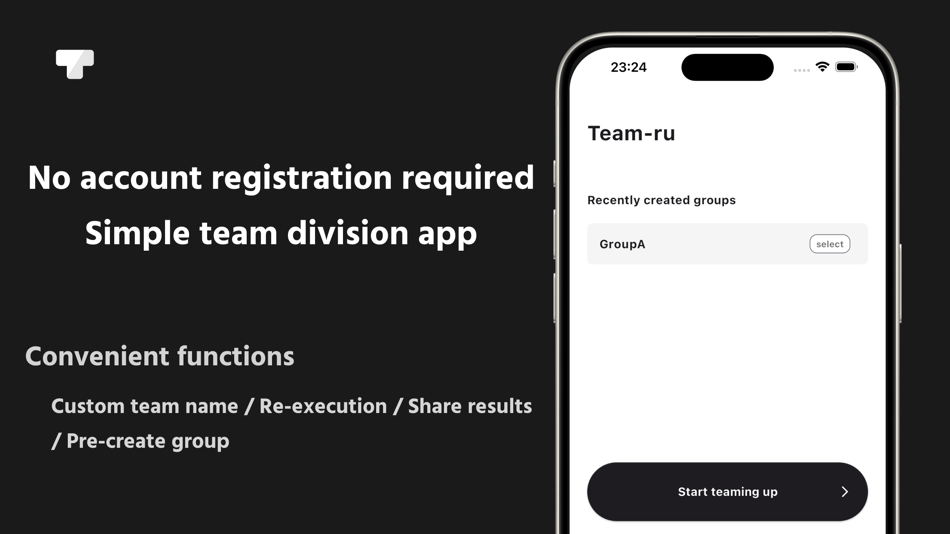 #1. Random Team Generator - Teamru (iOS) 来自: Shuhei Ugawa