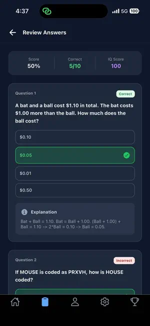 IQ Test: Logic screenshot 2