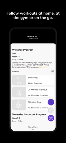 FIRE Fit Training screenshot