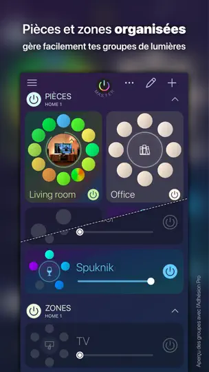 Capture d'écran de IConnectHue Pour Philips Hue sur iPhone 1