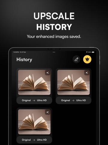 Image Upscaler x AI Enlarge・U9 iPad screenshot