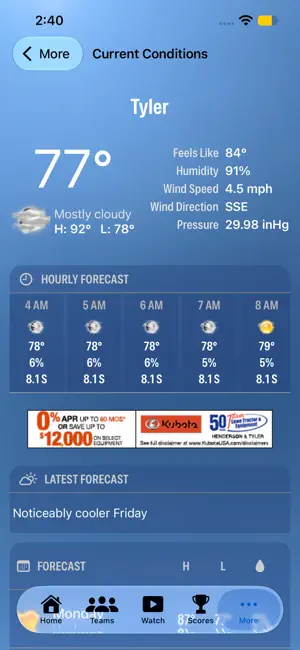KLTV and KTRE Red Zone screenshot 4