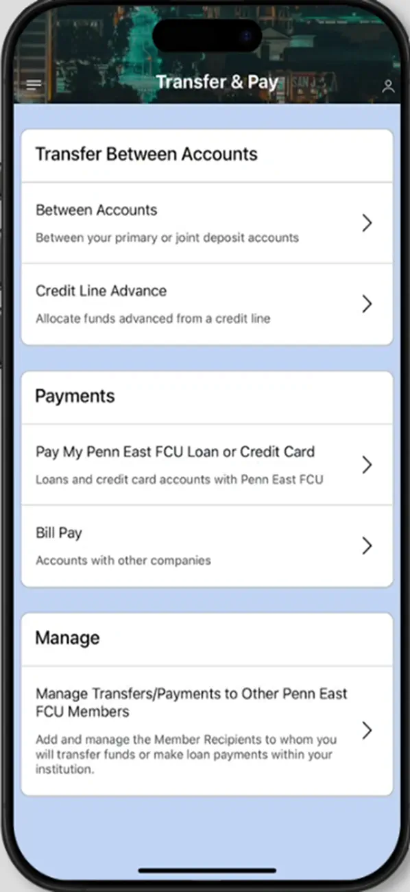 Screenshot #2 pour Penn East FCU