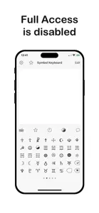 Symbol Keyboard for Texting screenshot #1 for iPhone