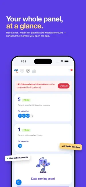 PO Clinician screenshot 2