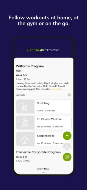HCOA Fitness screenshot 3