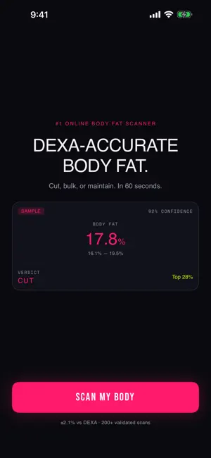 Cut or Bulk: Body Fat Scan screenshot 1