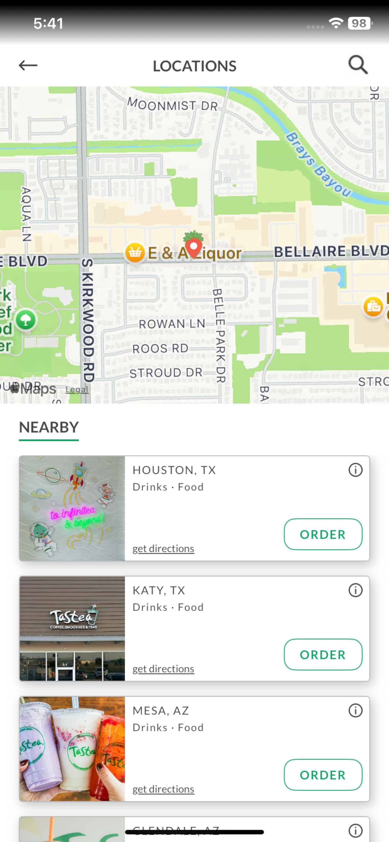 Tastea screenshot 2
