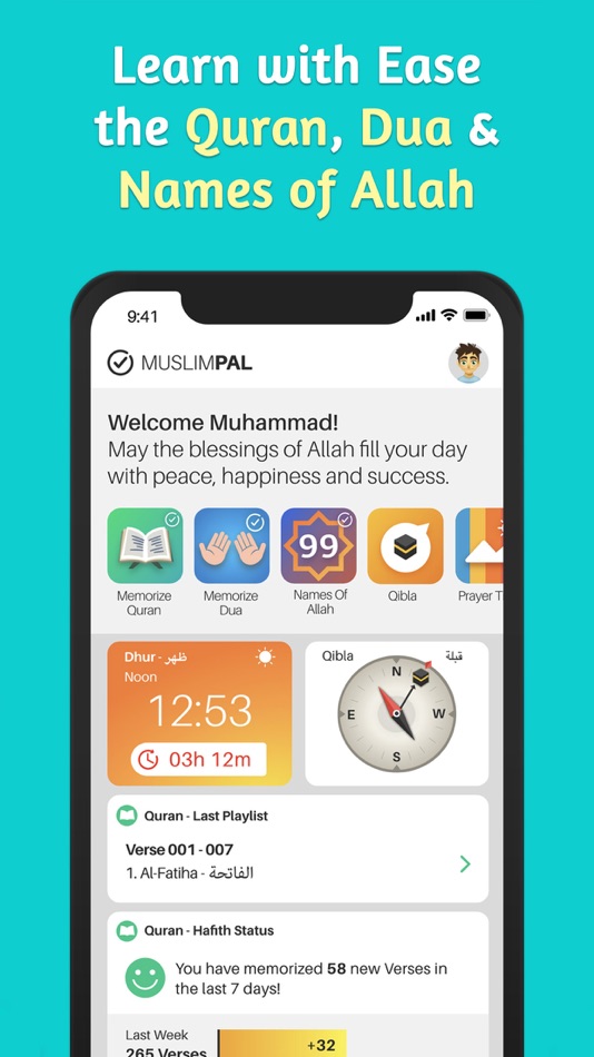 #1. Memorize Easily | Muslim Pal® (iOS) 由: BIGITEC GmbH