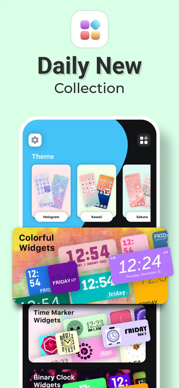 Screenshot #2 pour Custom Widgets - Icon Pack
