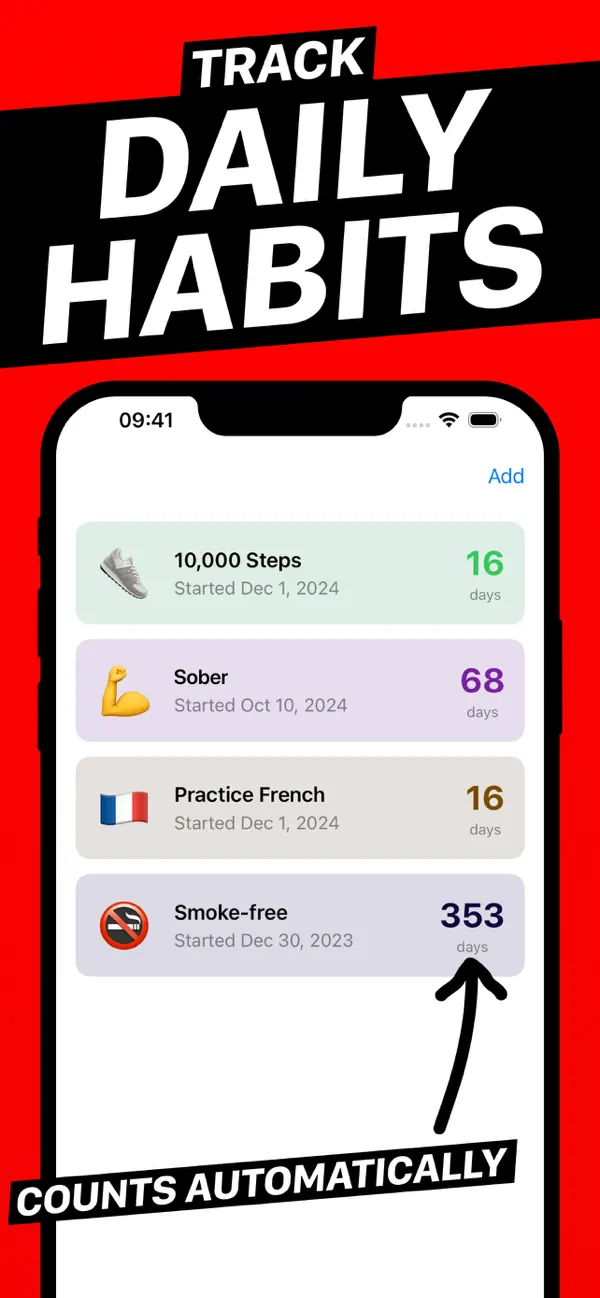 Screenshot #1 pour Streak Counter