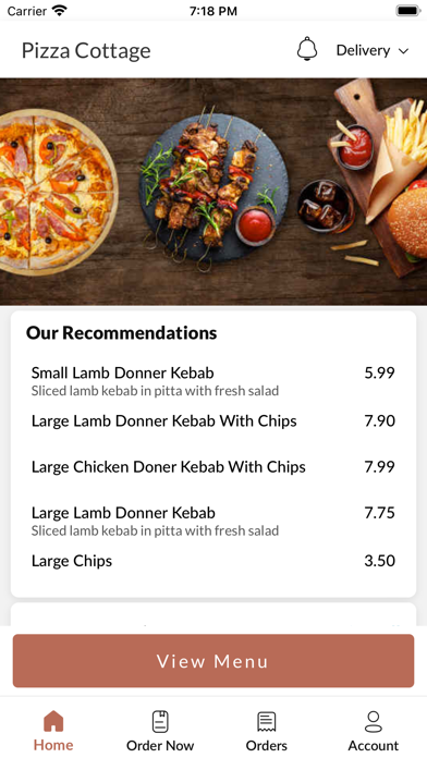 Pizza Cottage Screenshot