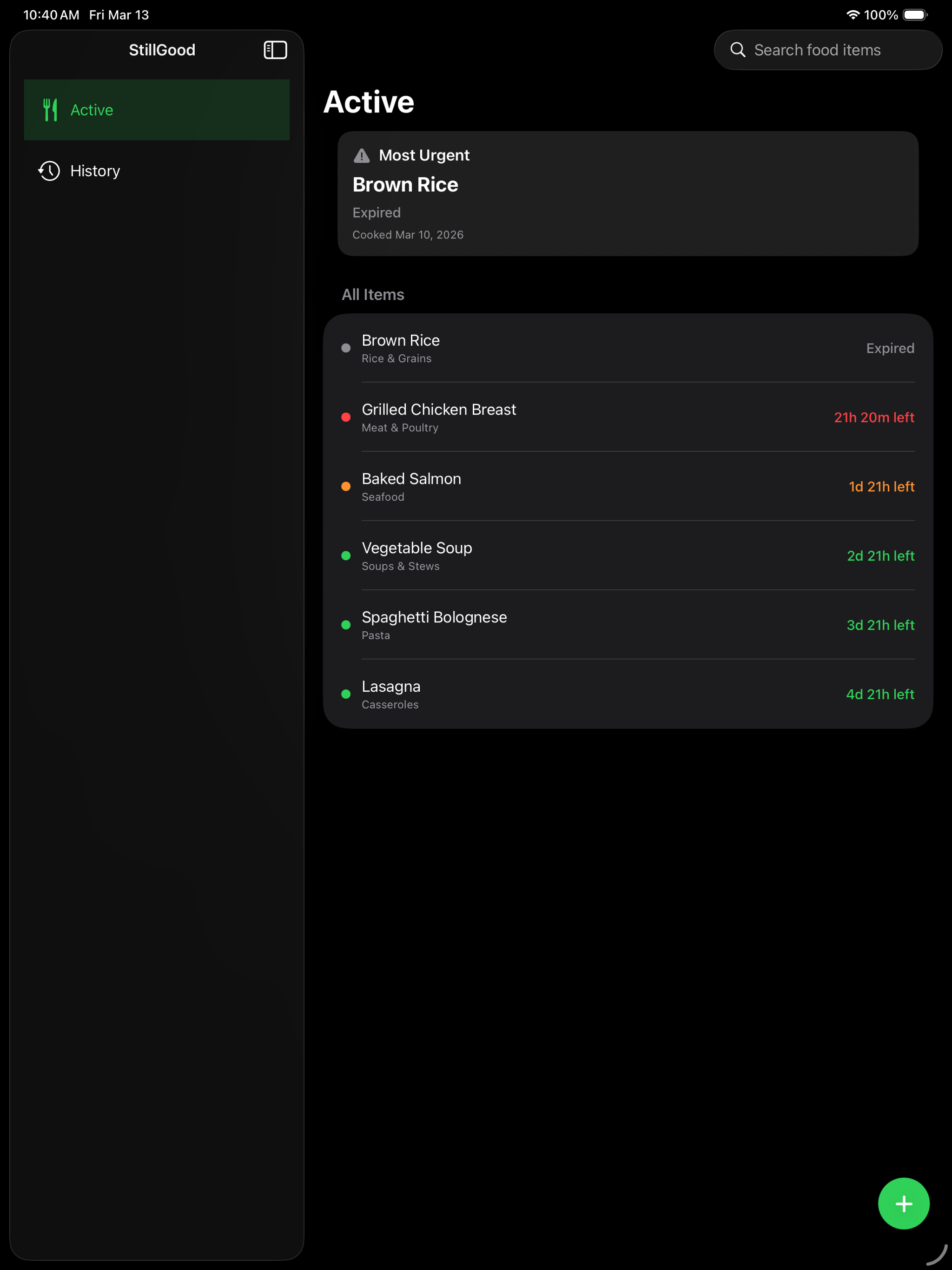 StillGood - Expiry Tracker