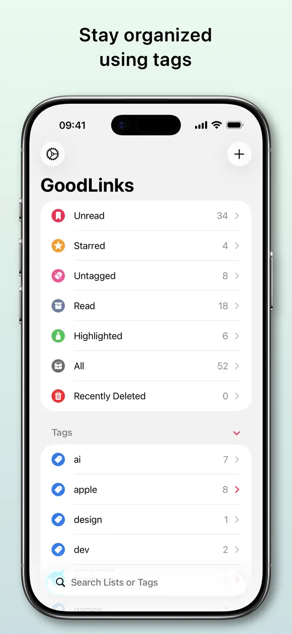 #5. GoodLinks (iOS) Door: Ngoc Luu