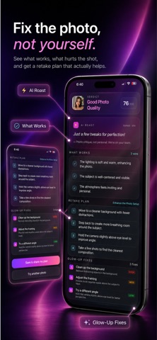 Glow or No: AI Photo Coach screenshot