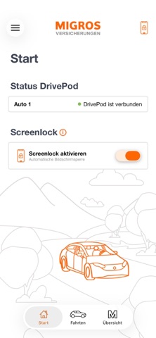 Migros SafeDrive screenshot