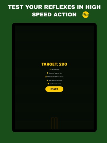CricketTap: Reaction Game iPad screenshot