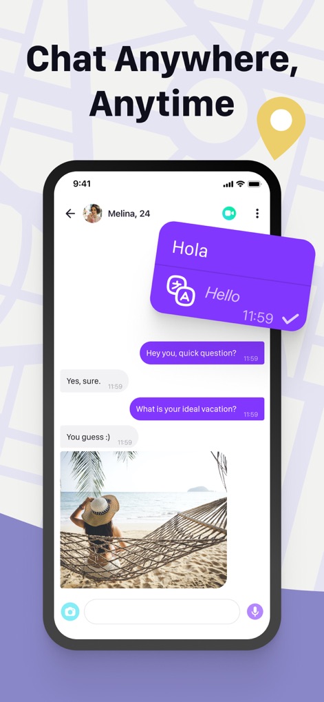 Joi - Live Stream - Users benefit from instant text translations and integrated image sharing capabilities, ensuring smooth communication across language barriers.