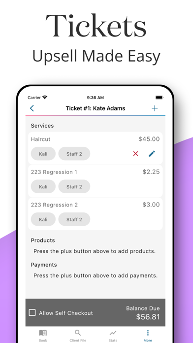 SalonBiz Stylist Screenshot