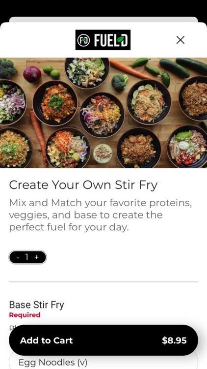 Fuel'd Stir Fry & Salads