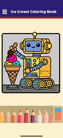 My Ice Cream Coloring Book screenshot