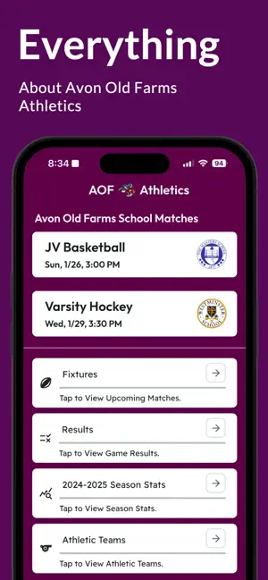 AOF Athletics screenshot 3
