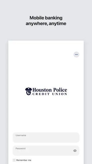 HPCU Mobile Banking screenshot 1