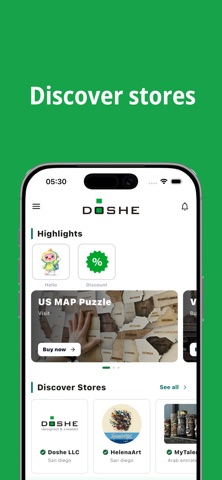 Doshe buyer screenshot