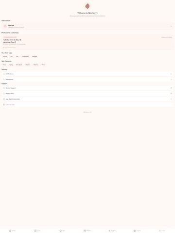 Skin-Savvy iPad screenshot