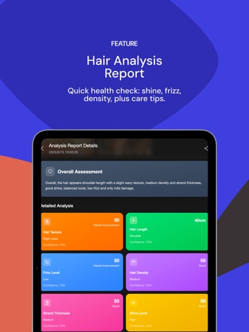 HairWow:AI Makeover & Analysis iPad screenshot