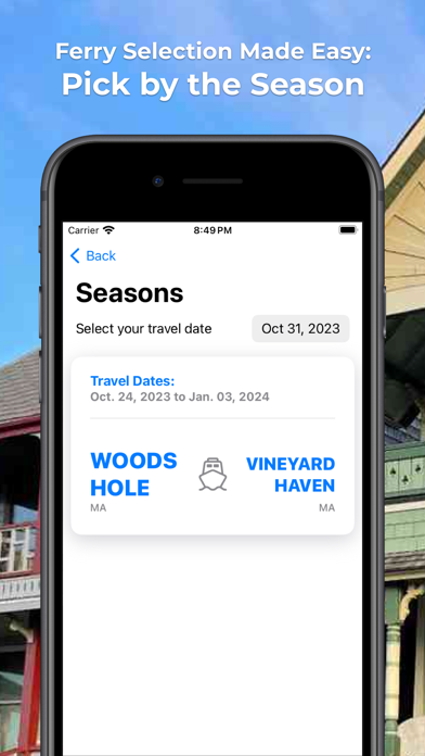 Martha's Vineyard Ferries Screenshot