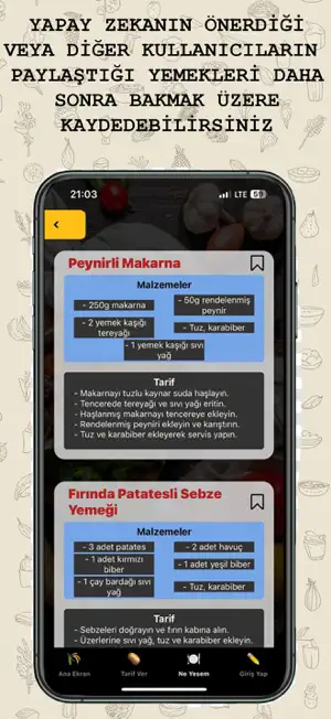 Yemekte Ne Yapsam screenshot 3