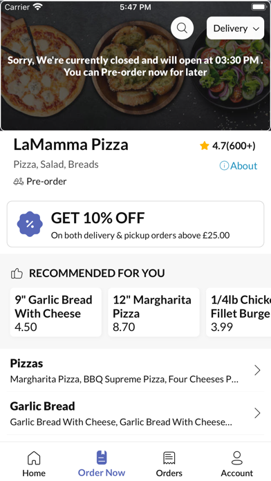 La Mamma Pizza Screenshot