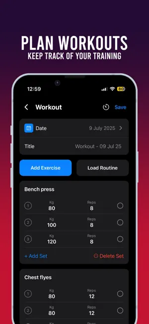 IronSum: Lifting & Nutrition screenshot 2