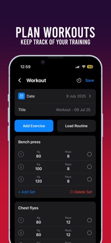 IronSum: Lifting & Nutrition screenshot