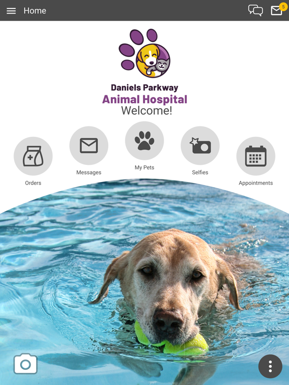 Daniels Parkway Vet iPad screenshot 1 - Business app