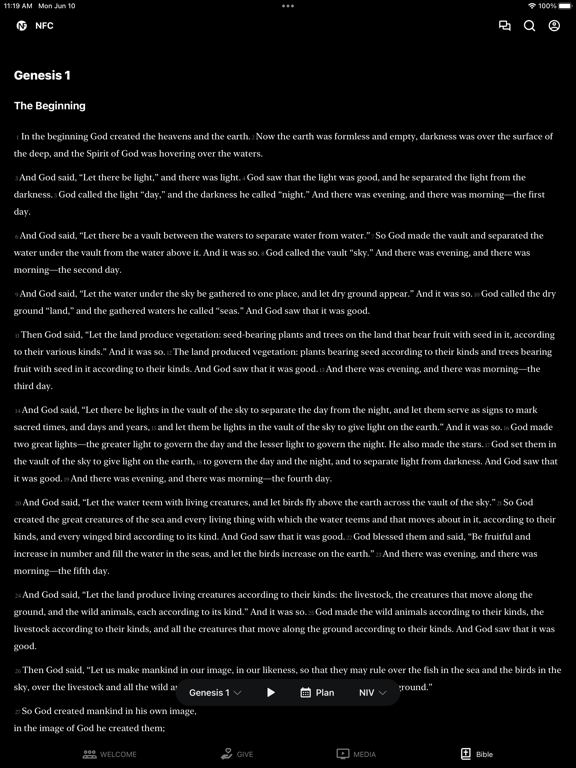New Foundation Church iPad screenshot 3 - Lifestyle app