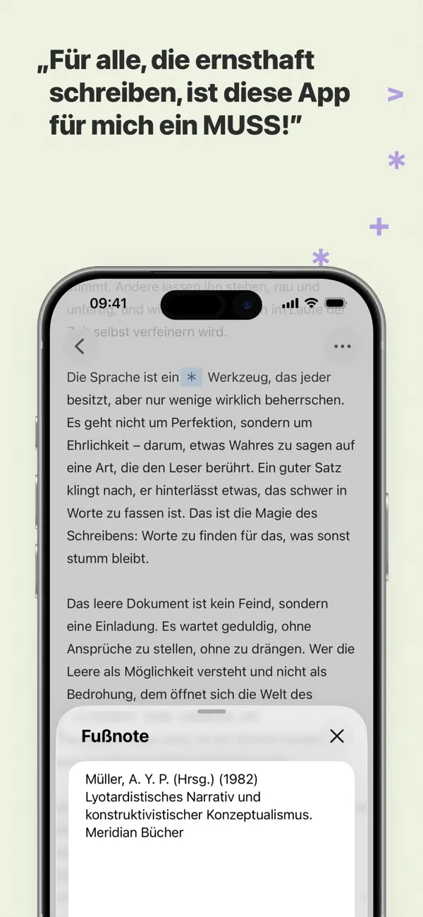 Ulysses iPhone App Screenshot 5 – Produktivität