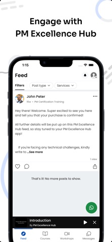 PM Excellence Hub screenshot