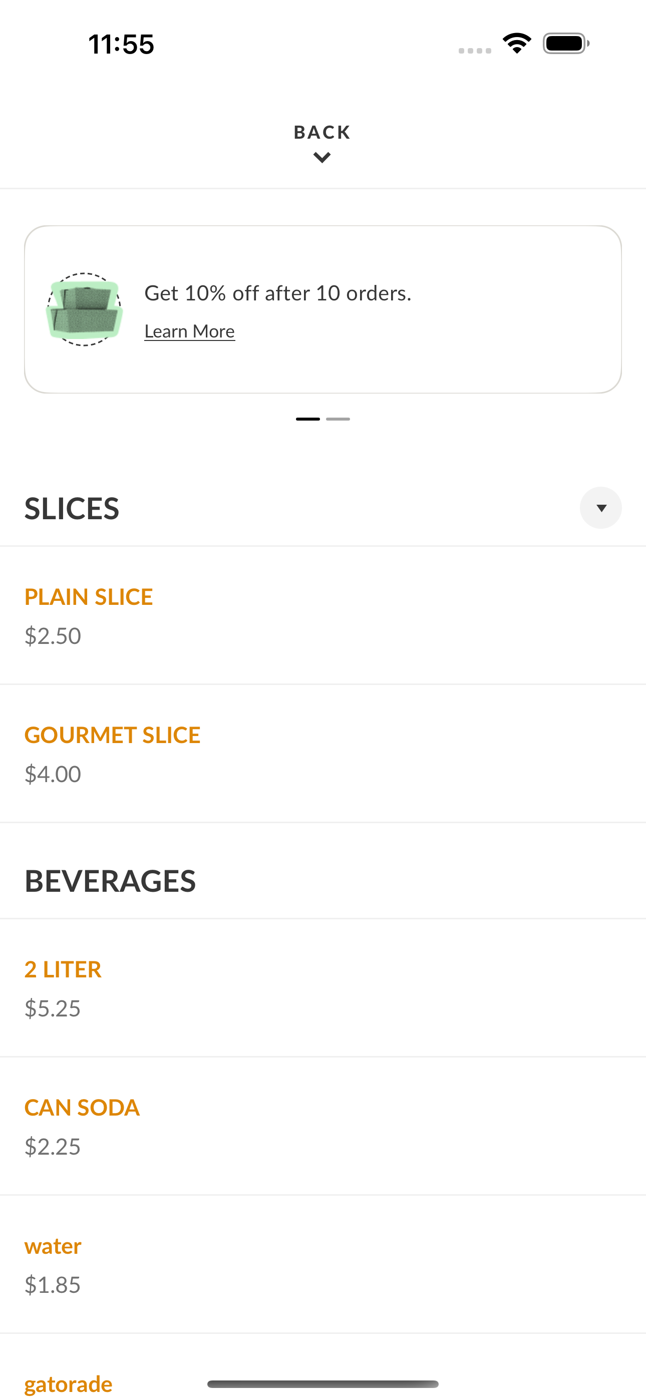 Fred's NY Pizzeria screenshot 3