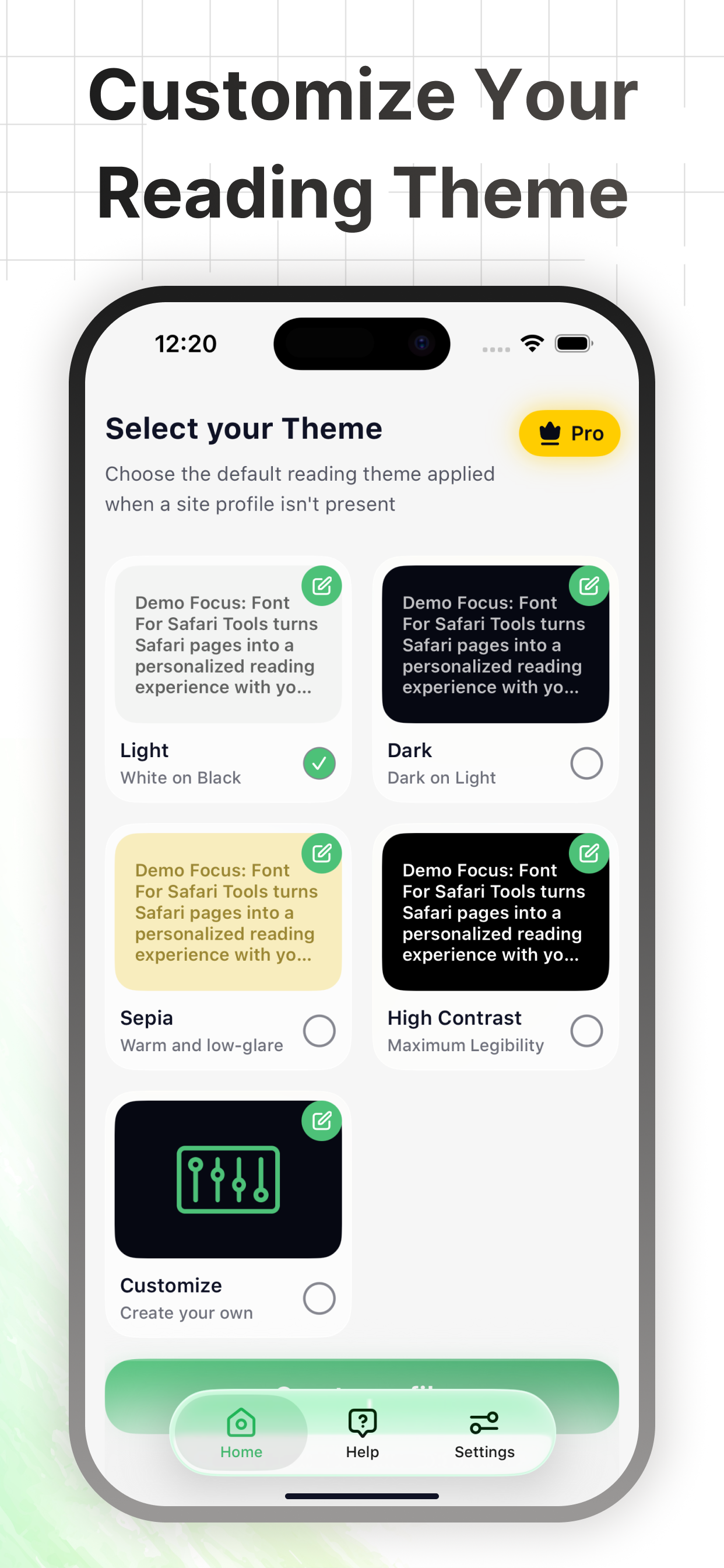 Fonts: Customize Web Fonts screenshot 2