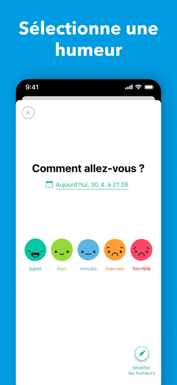 Screenshot #2 pour Daylio: Journal intime, Humeur
