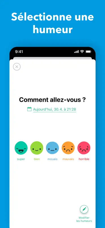 Daylio: Journal intime, Humeur screenshot 2 of 10