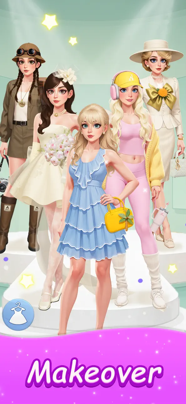 Merge Fashion: Romance Story iOS Mod IPA screenshot 4 - iOS game interface