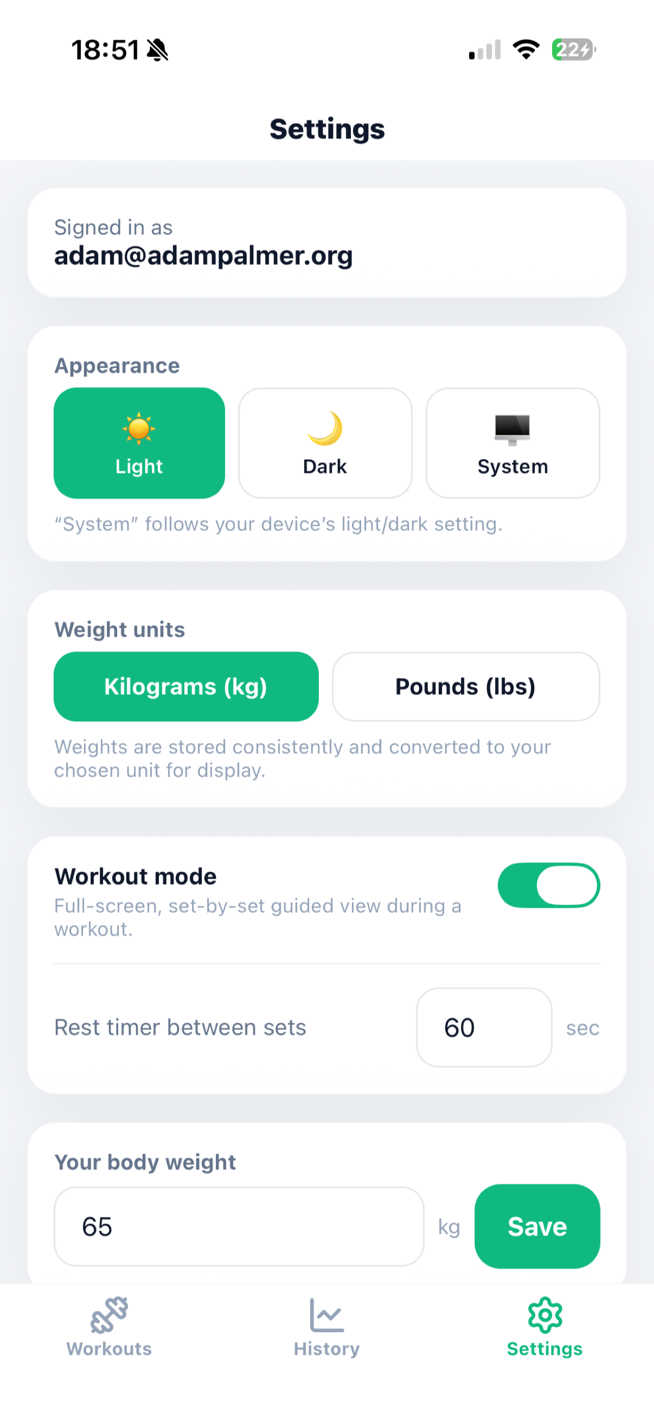 Smarter Workout screenshot 9