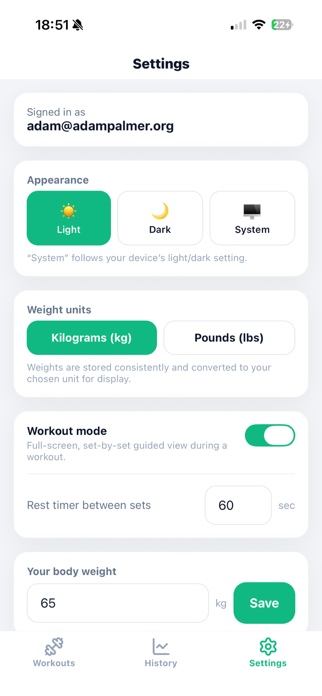 Smarter Workout Screenshot 9 of 9