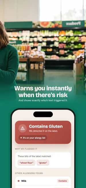 Verso - Allergy Label Scanner screenshot 2
